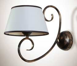 Светильник настенный (бра) з абажуром 10502