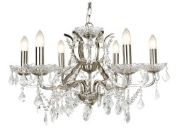 Люстра хрустальная Searchlight 8736-6SS Paris