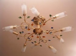 Люстра припотолочная TINKO 36565CG/10HP WT MIX