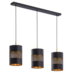 Люстра подвес TK Lighting Bogart Black 3215