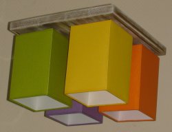 Люстра з абажурами 22881 MIX