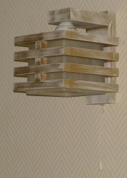 Светильник настенный (бра) из дерева 01681/1
