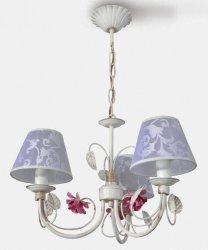 Люстра флористика з абажурами 77402/2 