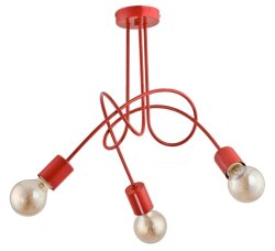 Люстра сучасна ALFA Tango Red 23183