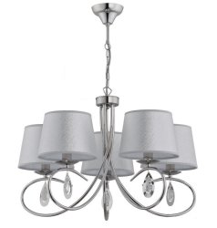 Люстра с абажурами ALFA Izyda Silver 22775