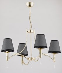 Люстра с абажурами ALFA Abil Gold 23024