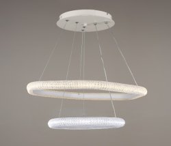 Люстра світлодіодна Sirius S034/2P WT 88W LED с пультом+диммер