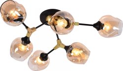 Люстра современная Sirius V7811/6H BK