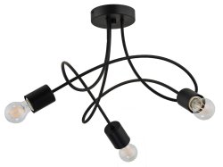 Люстра потолочная лофт ALFA Targo Black 24073