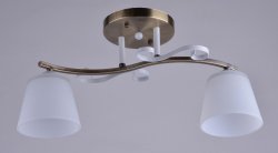 Люстра потолочная Sirius 3286/2 AB+WT