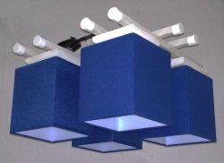 Люстра стельова з абажурами 70941/17