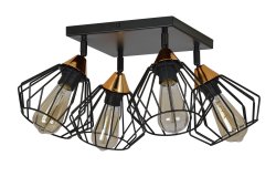 Люстра лофт EMIBIG Vesta Black 392/4A 