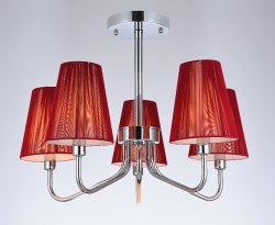 Люстра потолочная с абажурами Sirius S6411/5H