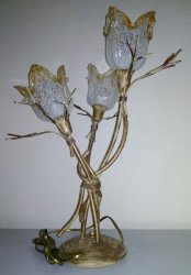 Настольная лампа флористика 3077/1