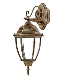 Уличный фонарь DELUX PALACE A007 60W E27 черный-золото