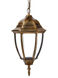 Уличный фонарь DELUX PALACE A009 60W E27 черный-золото