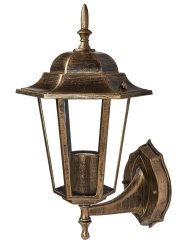 Уличный фонарь DELUX Palace A001 60W E27 черный-золото.