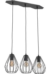 Люстра подвес лофт TK Lighting Brylant Black 2259
