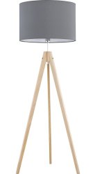 Торшер с абажуром TK Lighting Dove Wood 3004