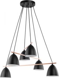 Люстра подвес лофт TK Lighting Aida Black 2577