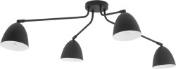 Люстра потолочная лофт TK Lighting Loretta Black 2485