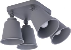 Светильник потолочный лофт TK Lighting Kim Gray 2640