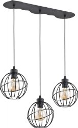 Люстра подвес лофт TK Lighting Orbita Black 1627