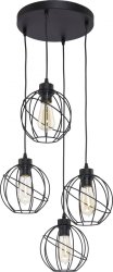 Люстра подвес лофт TK Lighting Orbita Black 1628