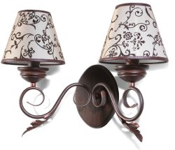 Светильник настенный (бра) с абажурами 23902
