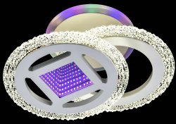 Люстра светодиодная Sirius 2143/2С WH 50W LED без пульта