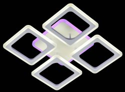 Люстра светодиодная Sirius 1023/4С WH 98W LED с пультом+диммер