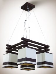 Люстра подвес с абажурами 44091