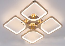 Люстра світлодіодна Sirius 74093/4 GD 144W LED з пультом+диммер