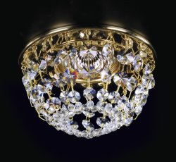 Крапковий кришталевий світильник ArtGlass Spot 08 Crystal Exclusive 