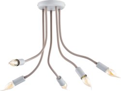 Люстра современная лофт TK Lighting Flexy Gray 2136