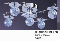 Люстра галогенная TINKO 12182CR/5H WT LED