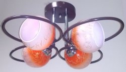 Люстра потолочная Sirius N4341/4H ORANGE