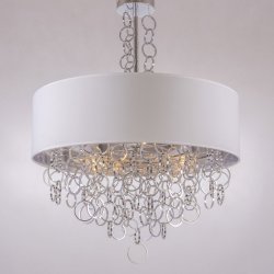 Люстра с абажуром COSMOLIGHT Cairo P06496WH AG