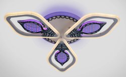 Люстра світлодіодна Sirius 35982/3TL WT 87W LED з пультом+димер 