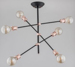 Люстра современная лофт ALFA Step Miedz 24836