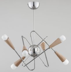 Люстра современная лофт ALFA Apper Chrome 25046