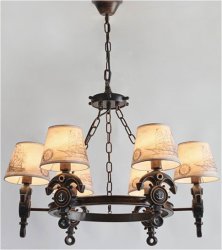 Люстра с абажурами Sirius S33281/6P