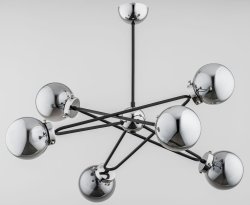 Люстра современная лофт ALFA Sagito Chrom 25616