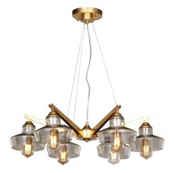 Люстра подвес лофт Wunderlicht Loft WLC1320-46G