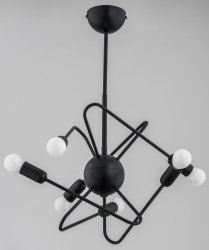 Люстра современная лофт ALFA Apper Black Bulb 25446