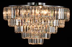 Люстра кришталева стельова Sirius 7209/8Н CR