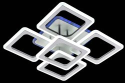 Люстра светодиодная Sirius 1023/4+1С WH 118W LED с пультом+диммер