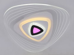 Люстра світлодіодна Sirius V74882 WT+BK 80 Вт LED з пультом+диммер