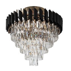 Люстра потолочная хрустальная Sirius S2771/9+6H с пультом