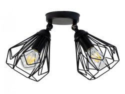 Люстра потолочная лофт Atmolight Bevel L165-2 Black